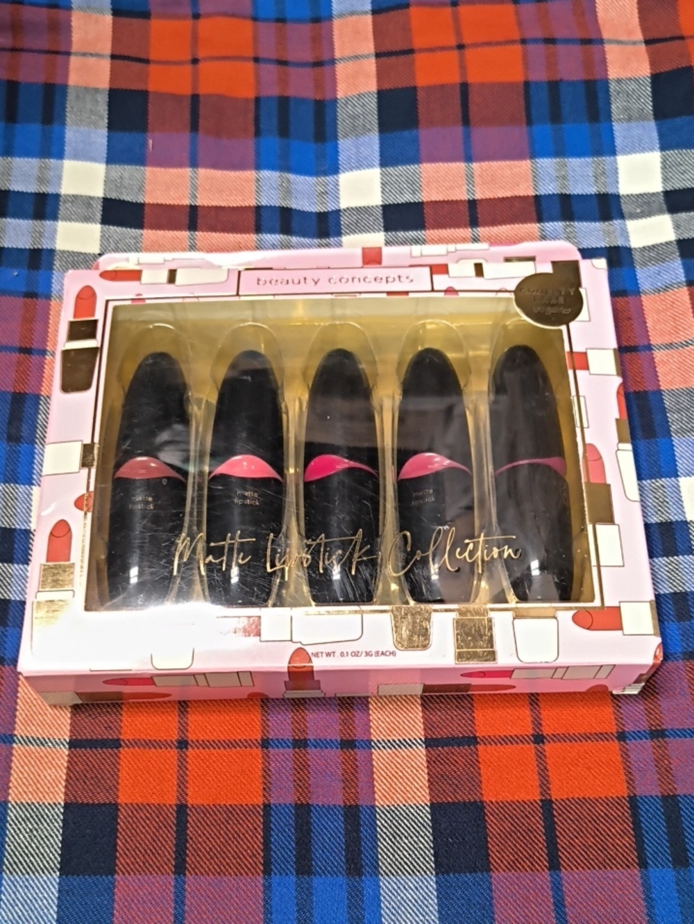Beauty Concepts Matte Lipstick Assortment Pack of 5 New